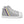 Load image into Gallery viewer, Classic Non-Binary Pride Colors Gray High Top Shoes - Women Sizes
