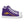 Load image into Gallery viewer, Trendy Intersex Pride Colors Purple High Top Shoes - Women Sizes
