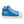 Cargar imagen en el visor de la galería, Modern Pansexual Pride Colors Blue High Top Shoes - Women Sizes
