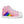 Laden Sie das Bild in den Galerie-Viewer, Gay Pride Colors Modern Pink High Top Shoes - Women Sizes
