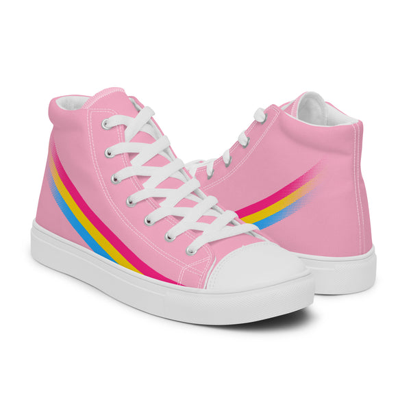 Pansexual Pride Modern High Top Pink Shoes - Women Sizes