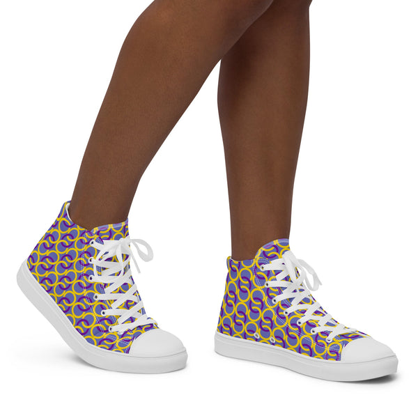 Intersex Pride Classic Purple High Top Shoes