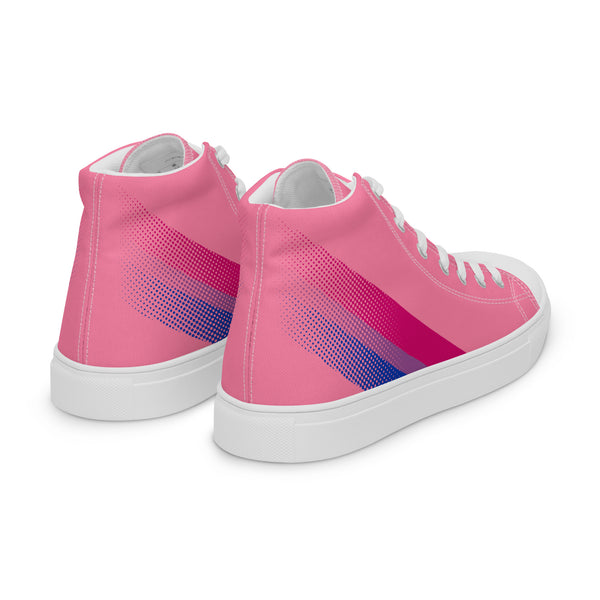 Bisexual Pride Colors Original Pink High Top Shoes - Women Sizes