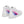 Load image into Gallery viewer, Omnisexual Pride Colors Original White High Top Shoes - Women Sizes
