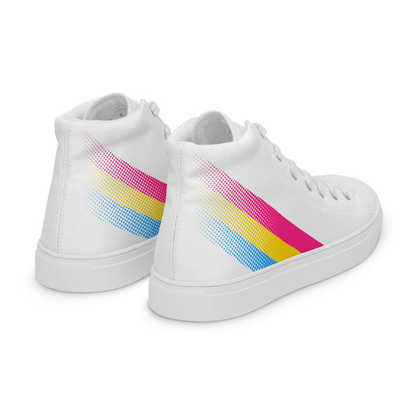 Pansexual Pride Colors Original White High Top Shoes - Women Sizes
