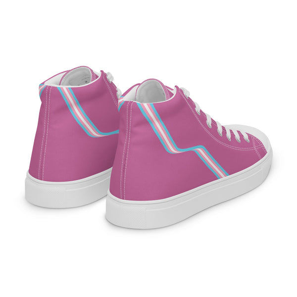 Transgender Flag Pink High Tops