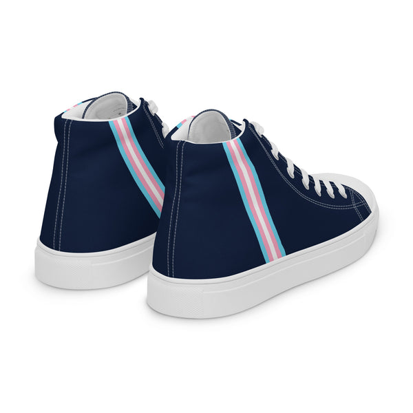 Transgender Pride Navy High Tops