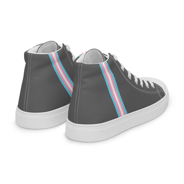 Classic Transgender Pride Colors Pink High Top Shoes - Women Sizes