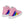 Cargar imagen en el visor de la galería, Gay Pride Colors Modern Pink High Top Shoes - Women Sizes
