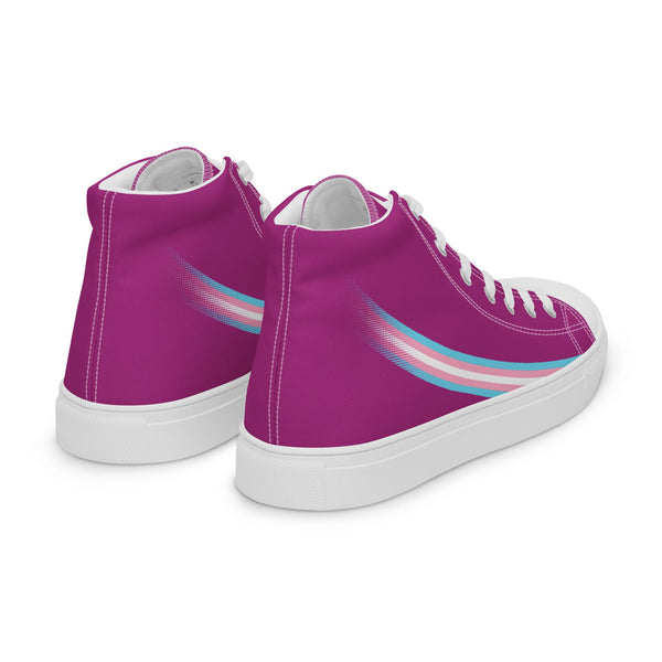 Transgender Pride High Top Violet Shoes