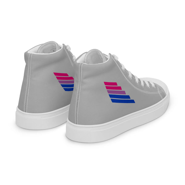 Bisexual Pride Modern Gray High Top Shoes