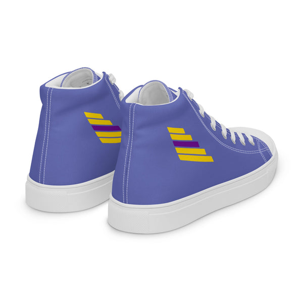 Intersex Pride Modern Blue High Top Shoes