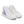 Load image into Gallery viewer, Genderqueer Pride Colors Original White High Top Shoes - Women Sizes
