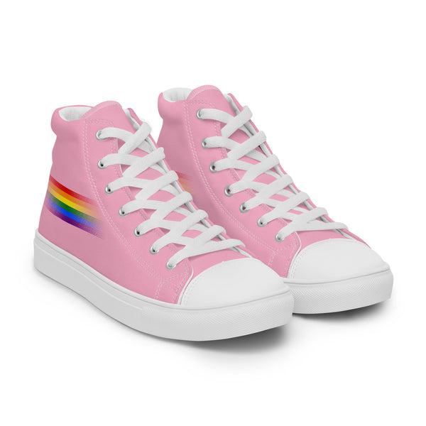 Casual Gay Pride Colors Pink High Top Shoes - Women Sizes