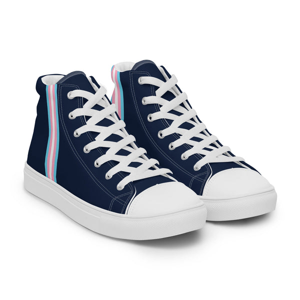 Transgender Pride Navy High Tops