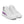 Load image into Gallery viewer, Modern Asexual Pride Colors White High Top Shoes - Women Sizes
