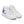 Carregar imagem no visualizador da galeria, Modern Bisexual Pride Colors White High Top Shoes - Women Sizes
