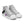 Carica l&#39;immagine nel Visualizzatore galleria, Asexual Pride Colors Modern Gray High Top Shoes - Women Sizes
