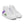 Load image into Gallery viewer, Genderqueer Pride Colors Modern White High Top Shoes - Women Sizes
