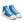 Cargar imagen en el visor de la galería, Non-Binary Pride Colors Modern Blue High Top Shoes - Women Sizes
