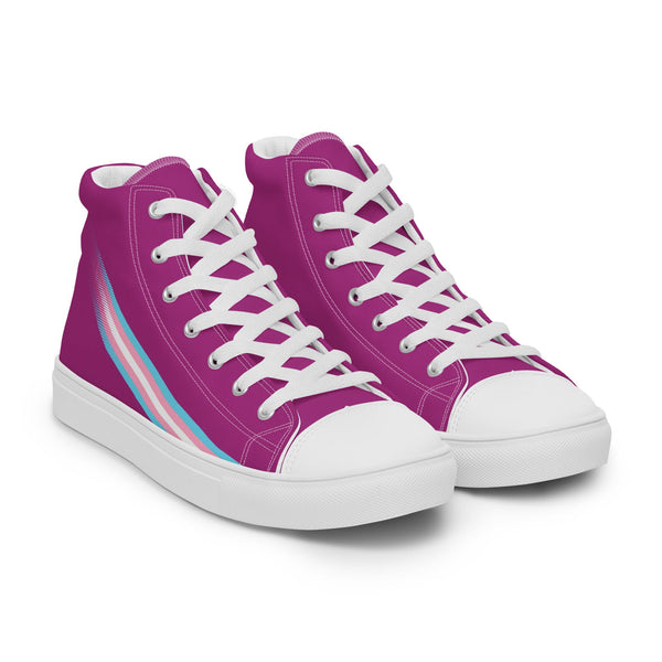 Transgender Pride High Top Violet Shoes