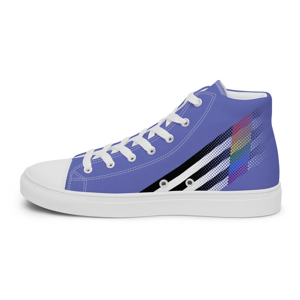 Ally Pride Colors Original Blue High Top Shoes - Women Sizes