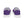 Laden Sie das Bild in den Galerie-Viewer, Original Genderfluid Pride Colors Purple Lace-up Shoes - Women Sizes
