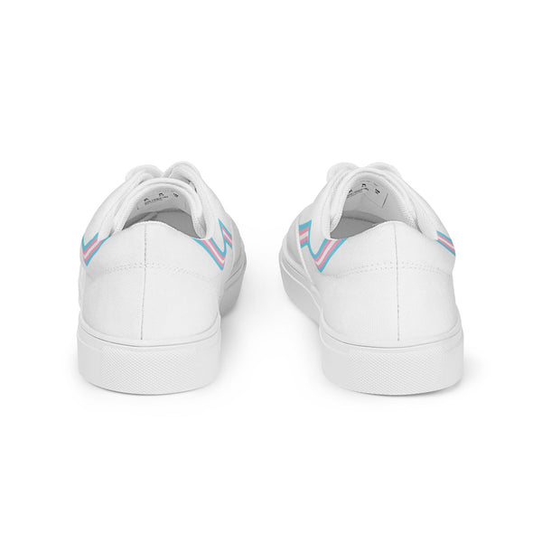 Transgender White Lace-up Shoes