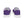Carica l&#39;immagine nel Visualizzatore galleria, Trendy Genderfluid Pride Colors Purple Lace-up Shoes - Women Sizes

