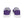 Carregar imagem no visualizador da galeria, Trendy Genderqueer Pride Colors Purple Lace-up Shoes - Women Sizes
