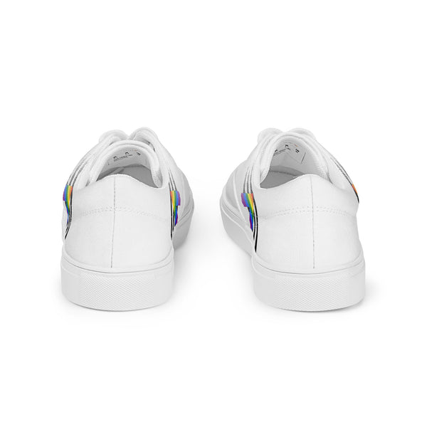 Ally Pride Colors Modern White Lace-up Shoes - Women Sizes