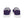 Cargar imagen en el visor de la galería, Bisexual Pride Colors Modern Purple Lace-up Shoes - Women Sizes
