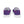 Load image into Gallery viewer, Casual Bisexual Pride Colors Purple Lace-up Shoes - Women Sizes
