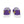 Carregar imagem no visualizador da galeria, Casual Intersex Pride Colors Purple Lace-up Shoes - Women Sizes
