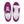Cargar imagen en el visor de la galería, Classic Transgender Pride Colors Purple Lace-up Shoes - Women Sizes
