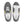 Charger l&#39;image dans la galerie, Classic Non-Binary Pride Colors Gray Lace-up Shoes - Women Sizes
