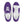 Laden Sie das Bild in den Galerie-Viewer, Classic Genderqueer Pride Colors Purple Lace-up Shoes - Women Sizes
