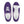 Laden Sie das Bild in den Galerie-Viewer, Genderfluid Pride Colors Modern Purple Lace-up Shoes - Women Sizes
