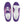 Laden Sie das Bild in den Galerie-Viewer, Genderfluid Pride Colors Original Purple Lace-up Shoes - Women Sizes
