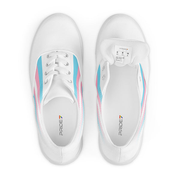 Transgender Pride Lace-Up Shoes