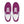 Laden Sie das Bild in den Galerie-Viewer, Classic Transgender Pride Colors Purple Lace-up Shoes - Women Sizes
