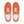 Cargar imagen en el visor de la galería, Classic Intersex Pride Colors Orange Lace-up Shoes - Women Sizes
