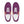 Laden Sie das Bild in den Galerie-Viewer, Classic Lesbian Pride Colors Purple Lace-up Shoes - Women Sizes
