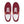 Load image into Gallery viewer, Classic Lesbian Pride Colors Burgundy Lace-up Shoes - Women Sizes

