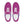 Laden Sie das Bild in den Galerie-Viewer, Classic Genderfluid Pride Colors Purple Lace-up Shoes - Women Sizes
