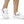 Load image into Gallery viewer, Original Asexual Pride Colors White Lace-up Shoes - Women Sizes
