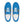 Laden Sie das Bild in den Galerie-Viewer, Original Gay Pride Colors Blue Lace-up Shoes - Women Sizes
