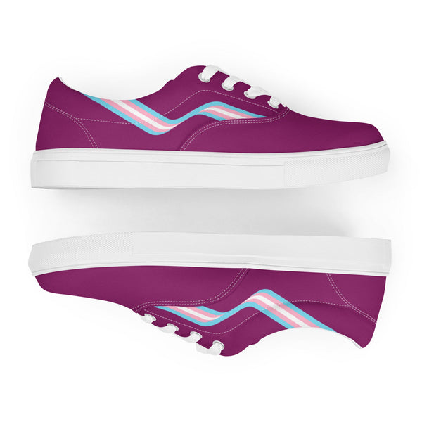 Transgender Violet Lace-up Shoes