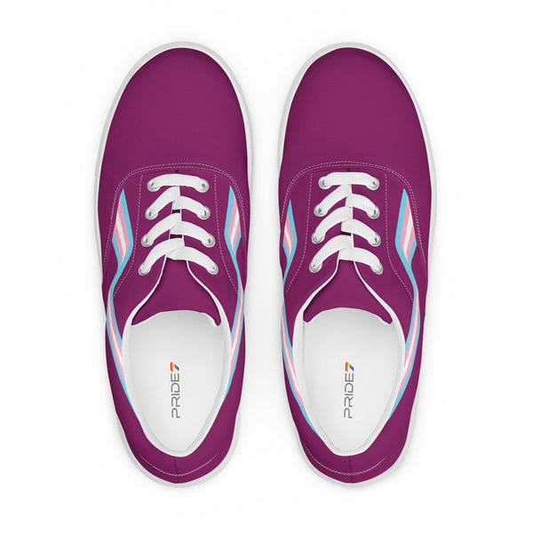 Transgender Violet Lace-up Shoes