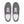 Carregar imagem no visualizador da galeria, Trendy Bisexual Pride Colors Gray Lace-up Shoes - Women Sizes
